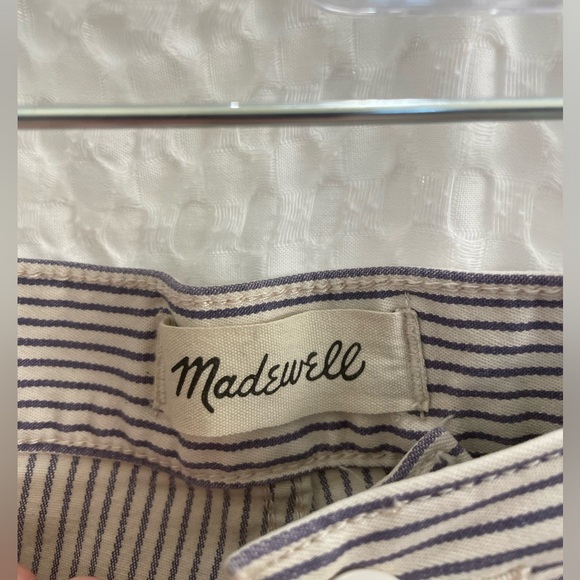 Madewell. The Emmett Wide-Leg Crop Pant. Smoky Grape, 29 Tall. Like new. - Picture 2 of 3